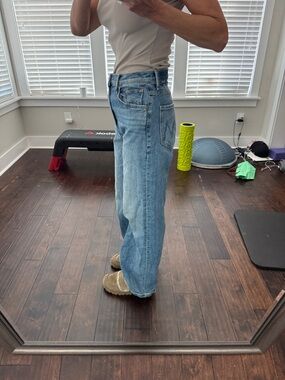 Mother denim high-rise the Lasso Sneak in Horsin around size 27